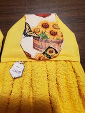 Set of 2 Handmade Hanging Kitchen Towels