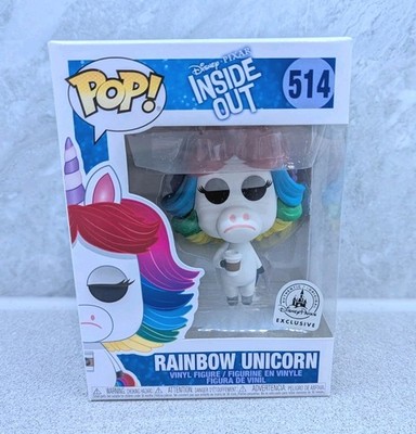 Disney Parks Funko Pop - Inside Out Rainbow Unicorn #514 Parks Exclusive