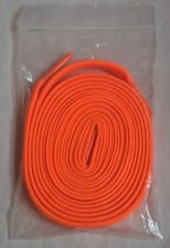 1 Pair Colorful Lace Bright Orange Shoe Laces 47" Brand New
