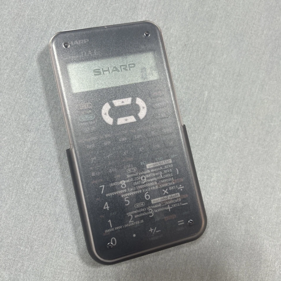 NEW Sharp EL-506X Scientific Calculator 469 Functions 2 Lines trig calc algebra - Image 3 of 3