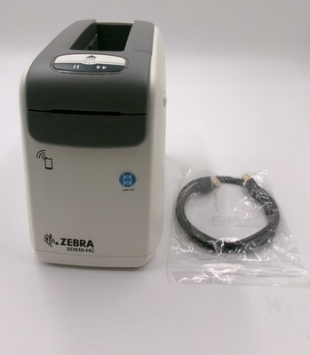 Zebra ZD510-HC Wristband Printer Ethernet Bluetooth USB ZD51013-D01E00FZ