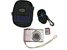 Near Mint Canon Powershot A1100 IS Digital Zoom Camera - Pink w/ Case & SD Card