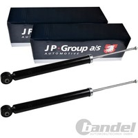 2X JP Group Gasdruck StoßDÄMpfer Hinten Passend FüR VW FOX Links+Rechts