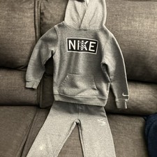 Nike 3Brand Russell Wilson Boys Small Sweatsuit Hoodie Pants Set Outfit
