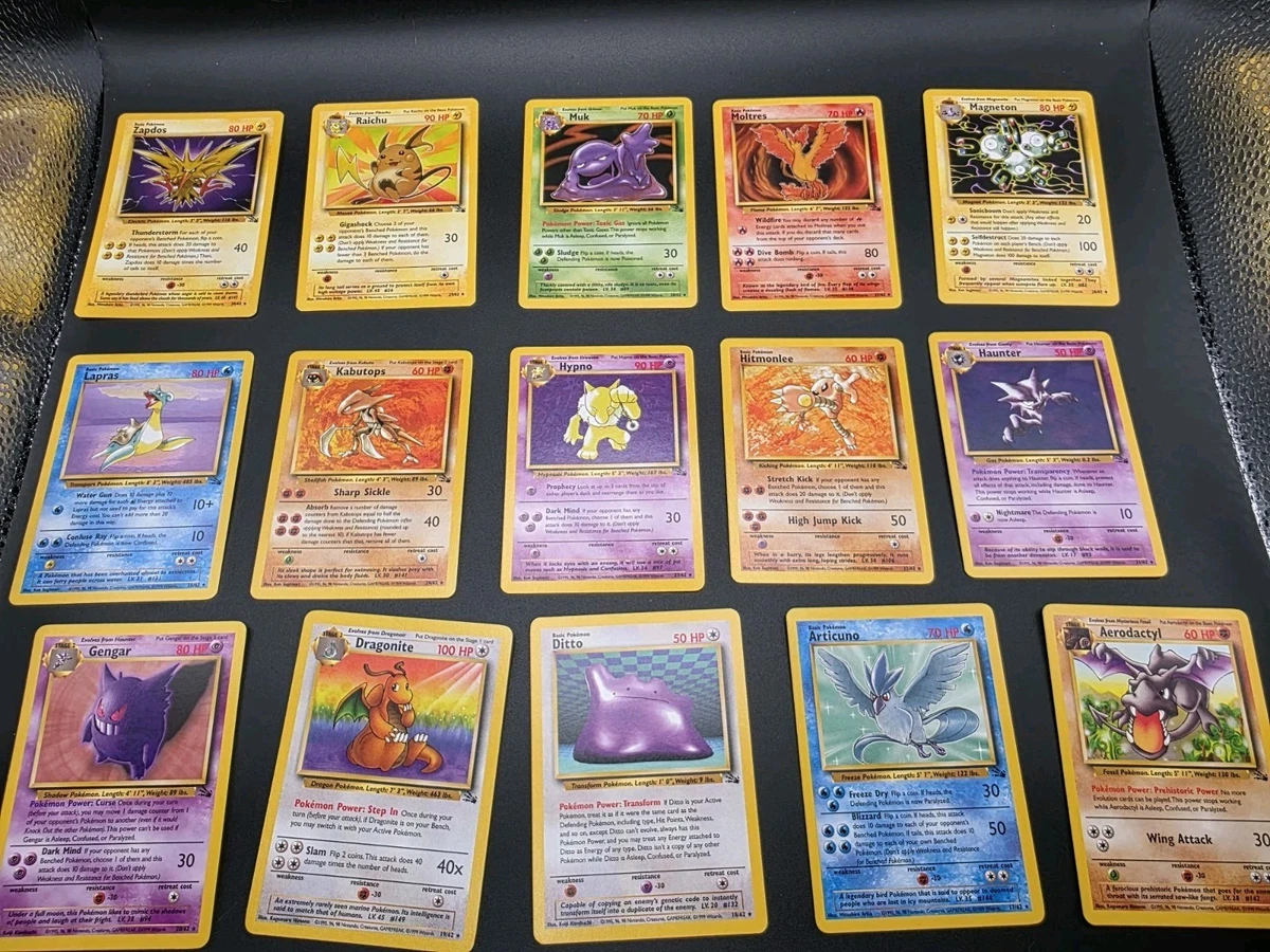 Pokémon TCG Fossil Trading Card Games in English Sets for sale | eBay