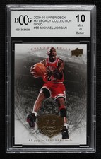 2009 UD MJ Legacy Hall of Fame Edition Michael Jordan BCCG 10 Mint or Better
