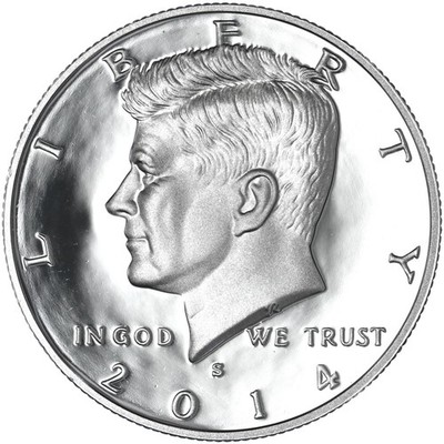 2014 S Kennedy Half Dollar Gem DCam Proof CN-Clad