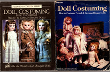 2 copies DOLL COSTUMING French German Bisque Dolls by Mildred Seeley 1 SIGNED