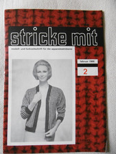 Handarbeiten - Apparate Strickerei   Februar   1966 Heft  2  ( Fachzeitschrift )