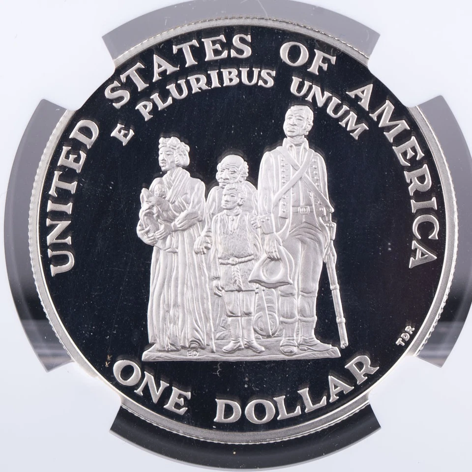 Certified 1998-S Silver $1 NGC PF69 Ultra Cameo Black Patriots  - Image 4 of 4