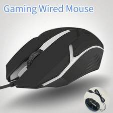 USB Wired Mouse LED Colorful Luminous Button Gaming Mouse For PC Gamer Computer