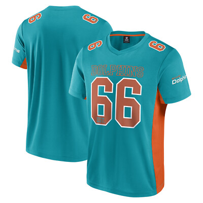 NFL Miami Dolphins Core Foundation Polymesh Top Shirt Trikot Jersey