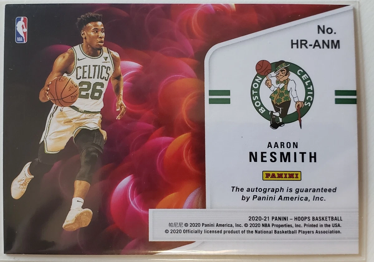 2020 21 Panini Hoops HR ANM Aaron Nesmith Hot Signatures Rookie