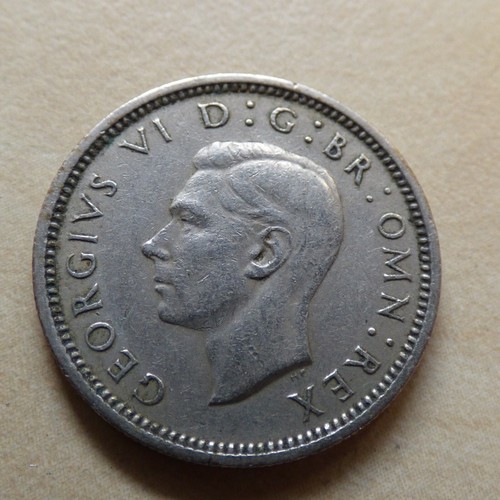 George VI Sixpence 6D Silber/ Cupro-Nickel Münzen Wählen Sie Ihr Datum 1937-1952 - Bild 267 von 273