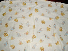 Vintage Disney Pooh Crib or Toddler Fitted Sheet needs new elastic  SU149 