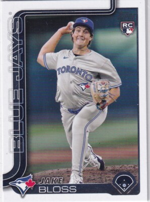 2025 Topps MLB Baseball Series 1 No. 63 Jake Bloss Rookie Blue Jays
