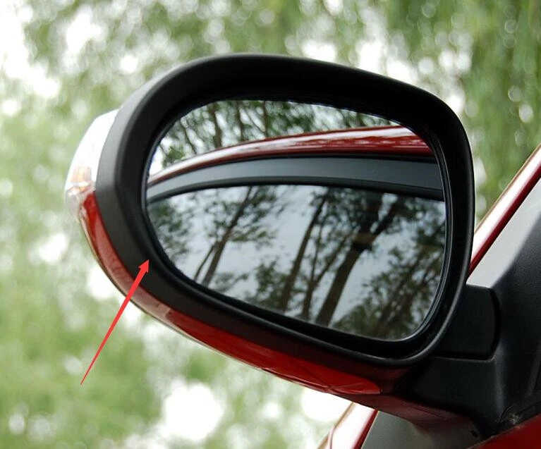 Marco de carcasa de espejo retrovisor delantero izquierdo negro para Hyundai Elantra 2008-2010 sedán Foto 2 de 2