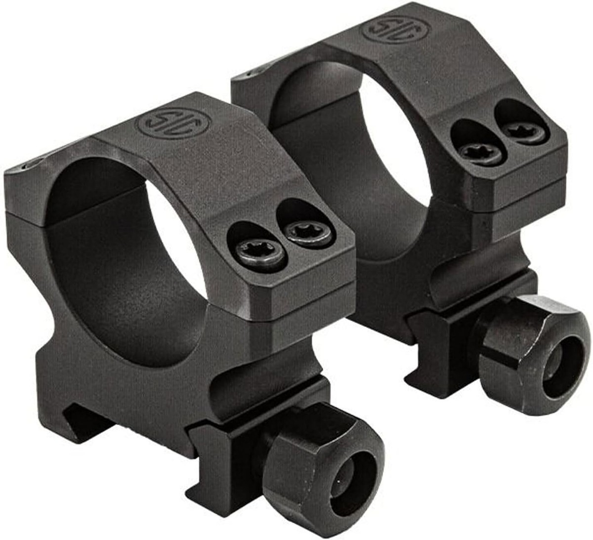 SIG SAUER Alpha 1 マウントリング Sig Sauer SOA10019 Alpha1 Aluminum Mounts Scope Rings 1 in Low
