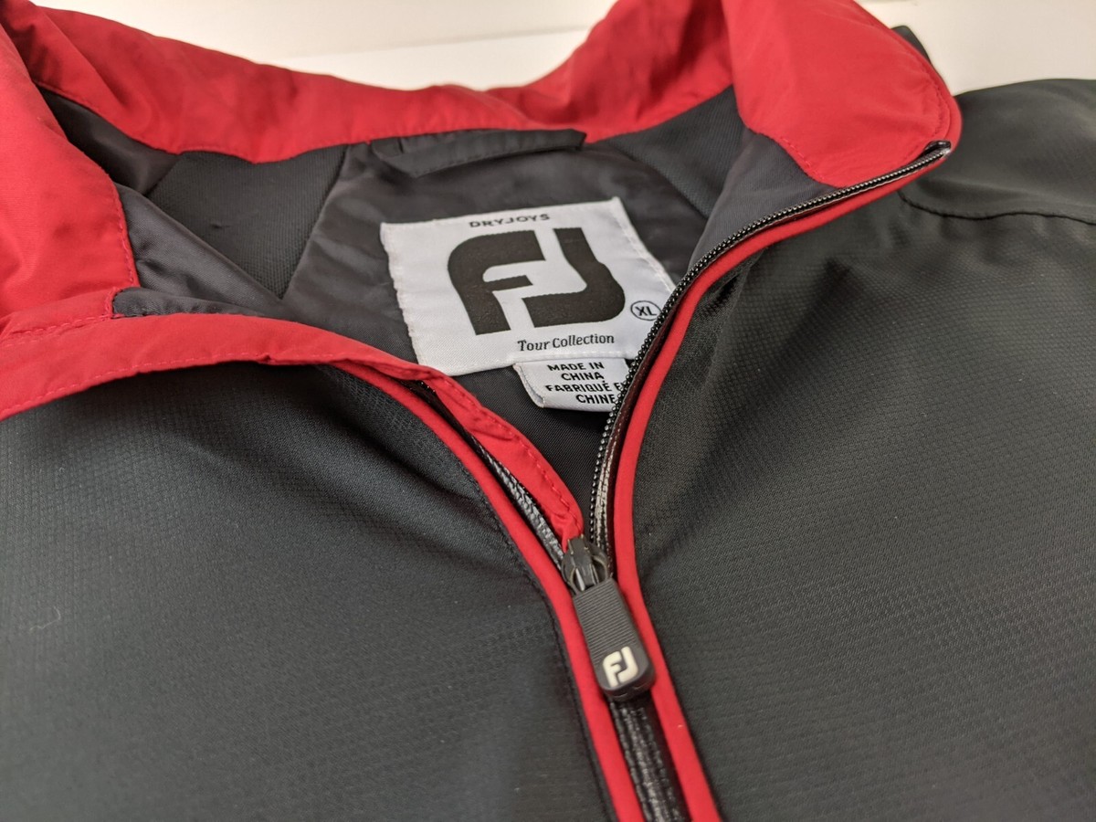 Veste FootJoy Dryjoys Tour Collection – Homme Taille M, Grise, Zippée, état Comme Neuf