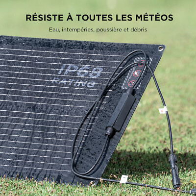Panneau solaire portable - ECOFLOW - 160W - étanche et pliable pas cher
