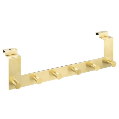 Over The Door Hanger Hooks Coat Rack With 6 Knobs For Doors With A Step Up To 4c