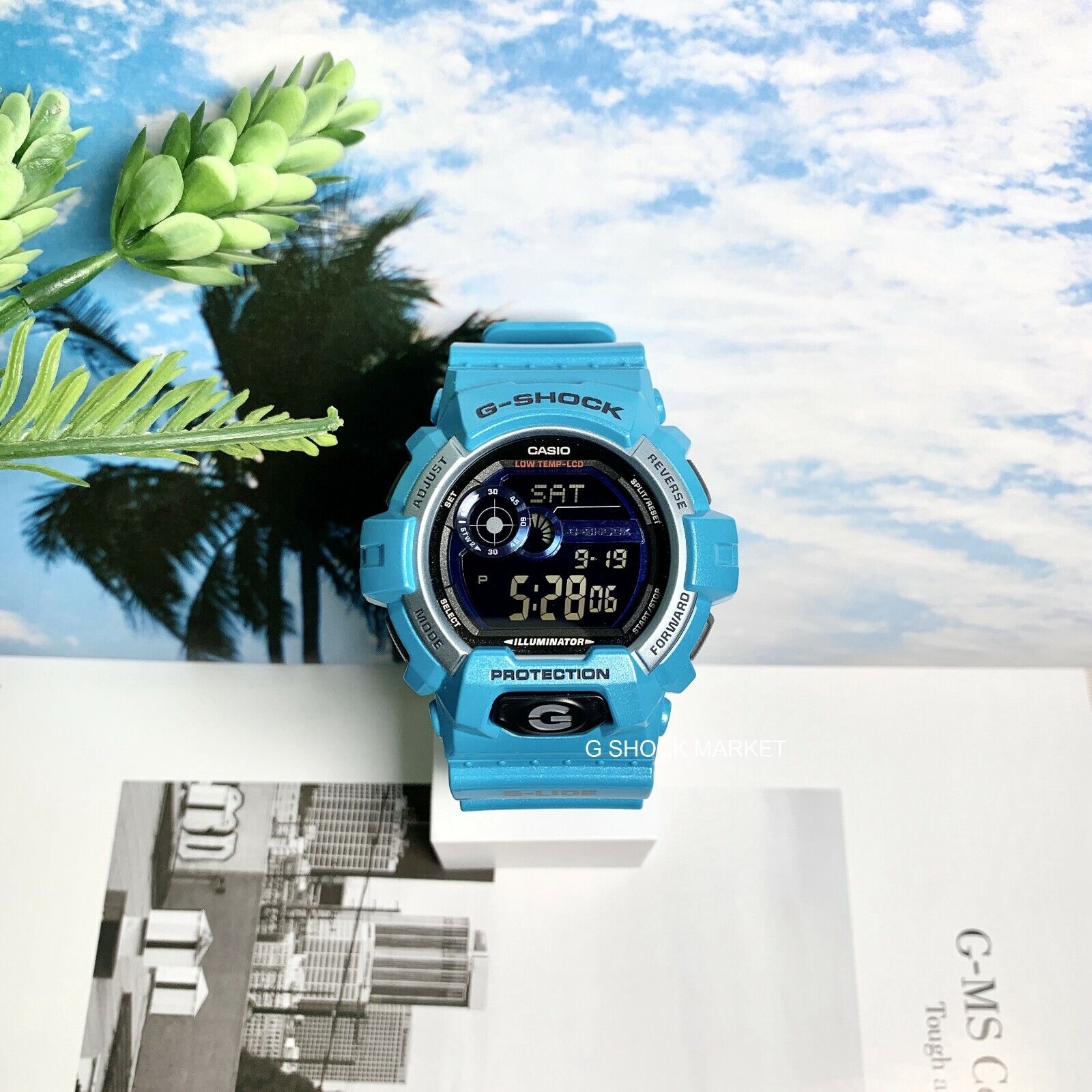 Casio GLS-8900-2 G-Shock G-LIDE 200M Blue Men's Watch