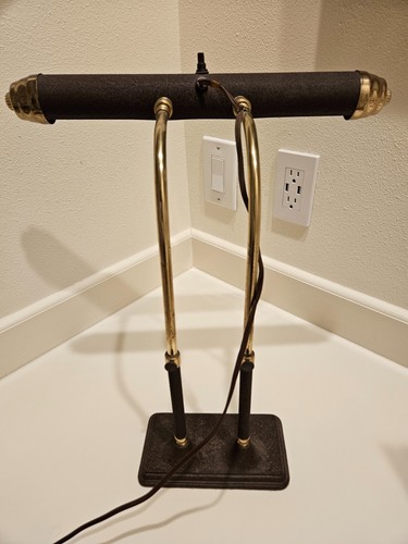 Antique Art Deco Desk Lamp Radionic Transformer Co. Brass Adjustable Goose Neck - Picture 4 of 6