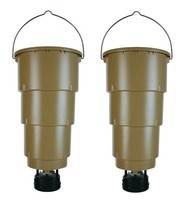 (2) Moultrie 5 Gallon All In One Hanging Deer Feeders W/ Adjustable Timer on sale (2) Moultrie 5 Gallon All In One Hanging Deer Feeders W/ Adjustable Timer on sale