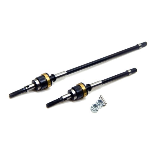 Steel Front Axle CVD Drive Shafts Kit for 1/10 Scale RC Car Axial Wraith Crawler - Picture 2 of 9