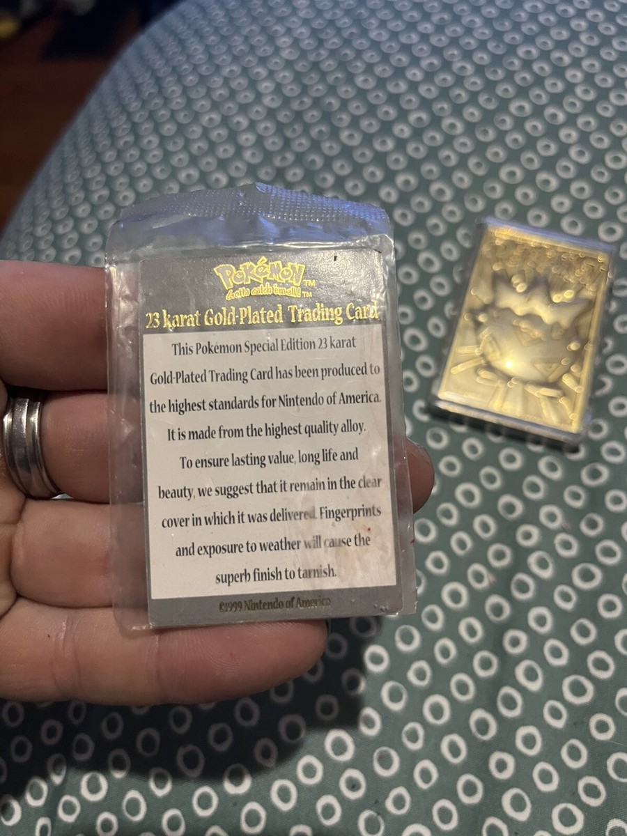 Pokemon 23K Gold Plated TOGEPI Trading Card 1999 Burger King | eBay Pokemon 23K Gold Plated TOGEPI Trading Card 1999 Burger King | eBay
