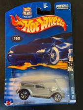 2002 Hot Wheels The Demon Redline 103 Silver Metal Collection 54381 NEW