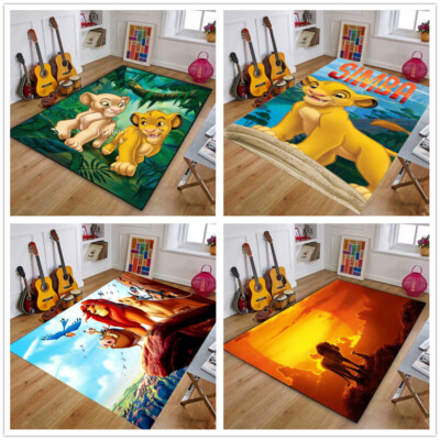 The Lion King Simba Teppich Kinder Antirutsch Fußmatten Bodenmatte Türmatte Neu