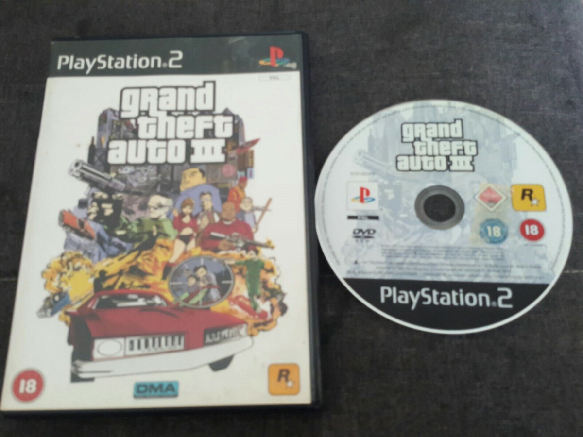 GRAND THEFT AUTO: Vice City (Sony PS 2, 2002) PS2 étiquette noire testé