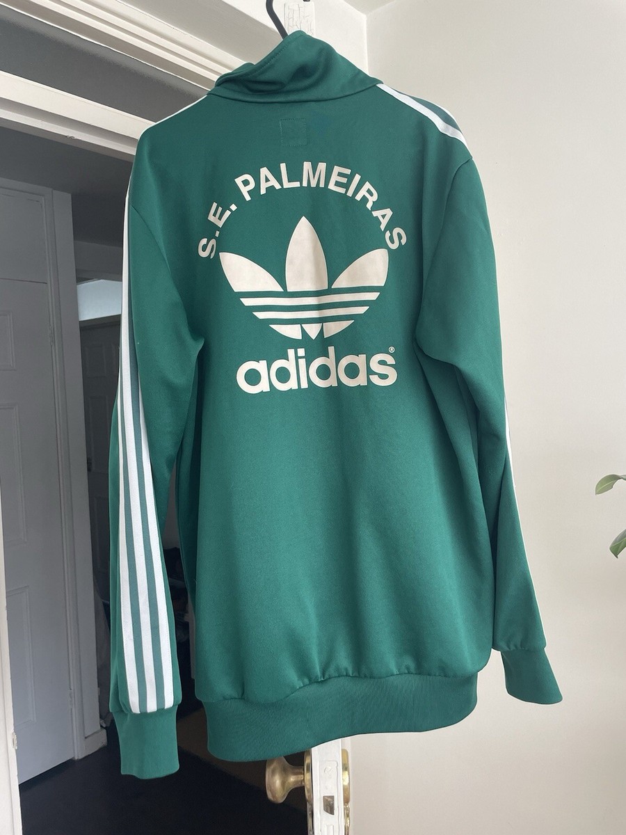 Men's Adidas Green Palmeiras Zip Up | eBay UK