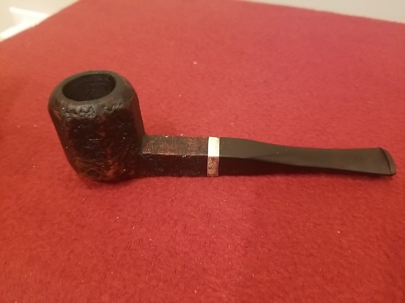 Nice Old Tobacco Smoking Pipe With Sterling Band 