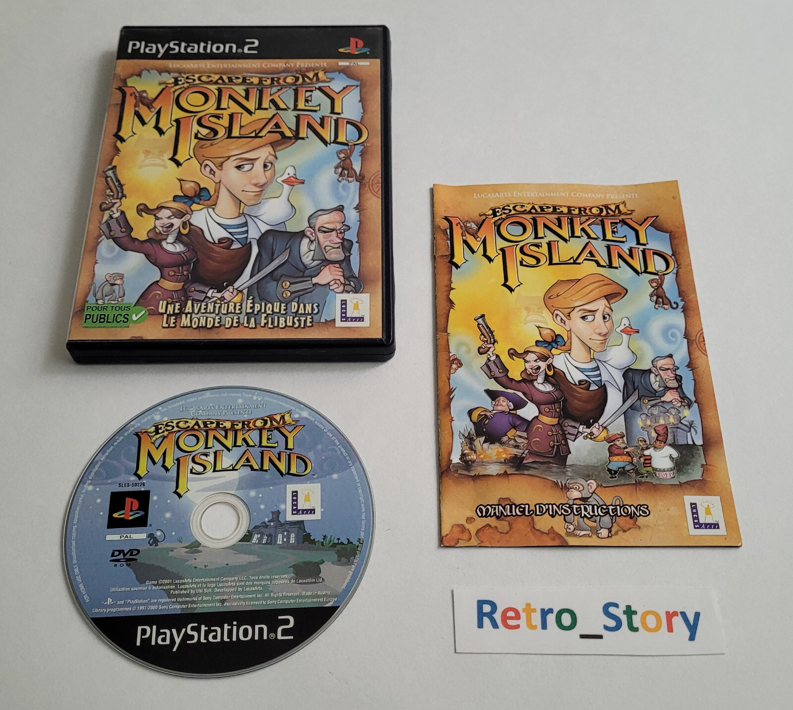 Sony Playstation PS2 - Escape From Monkey Island - PAL
