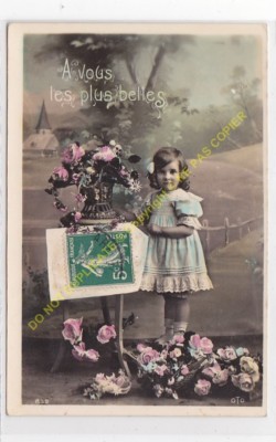 AK Alte Postkarte Vintage - Kind Kind Kind OTO 839 A VOUS LES BELLES