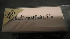 WHAT MISTAKE ERASER LARGE JUMBO ERASERS SCHOOL OFFICE