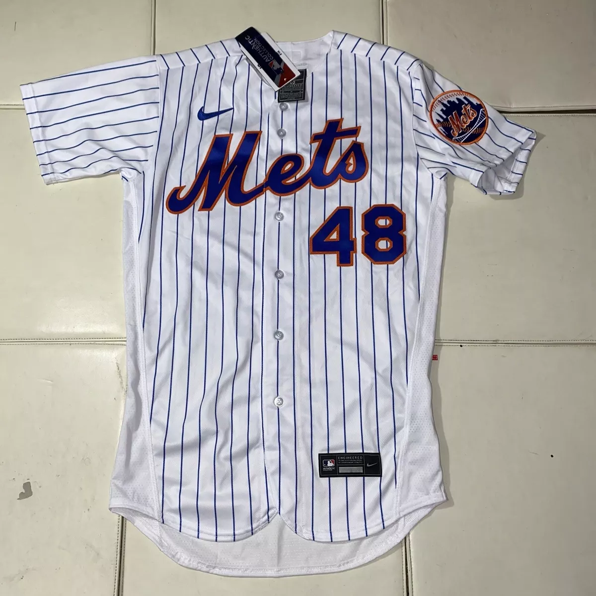 New York Mets Jacob deGrom Authentic Nike Home Jersey *SOLD OUT* MSRP $360  Sz 40