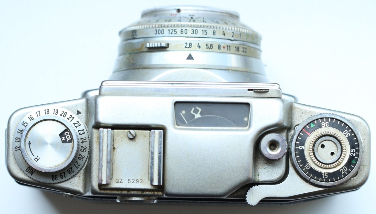 Vintage Agfa Silette SL Camera with Color Solinar 1:2.8/50 Lens