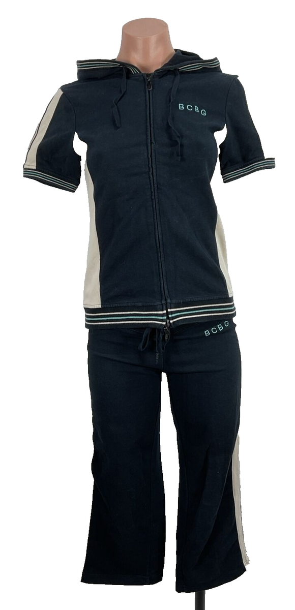 Vintage yY2K BCBG Tracksuit Set Jacket & Crop Bottoms Vintage yY2K BCBG Tracksuit Set Jacket & Crop Bottoms