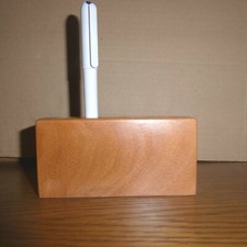 Stiftehalter Schreibgerätehalter Unikat massiv Kirschbaum Geschenk edel selten