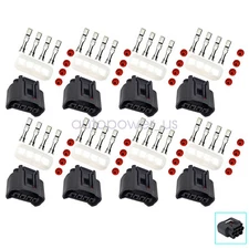 8Pcs Ignition Coil Plug Harness Connector For Toyota Prius Camry 90980-11885
