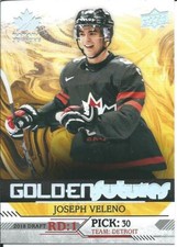 2019-20 UD Upper Deck Team Canada Juniors JOSEPH VELENO Golden Futures #GF-11