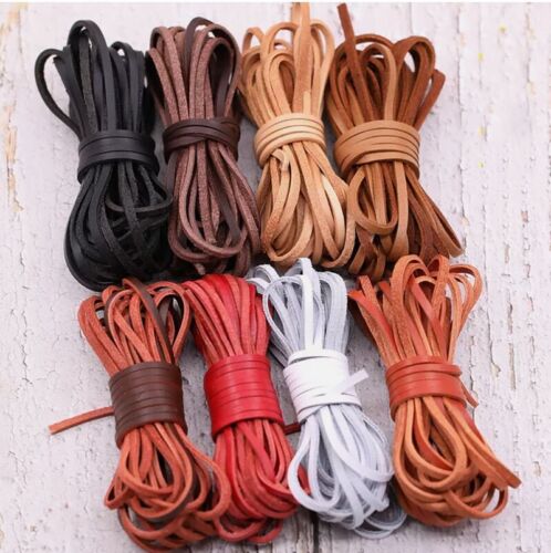 <!--F#f_0-->Genuine Cowhide Leather Strip Cord Lace Thong String Craft DIY Jewellery<!--F/-->