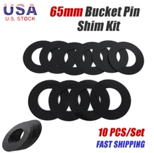 65mm Bucket Pin Shim Kit  Black for Excavator Cat 311 312 Deere 130G JCB 805B US