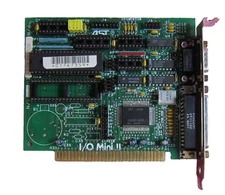 Genuine Vintage AST I/O Mini II DB-9 Serial / DB-25 Parallel Port 8-Bit ISA Card