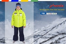 Kids Ski Suits Phenix Norway Alpine Team Suku Suku | Lime
