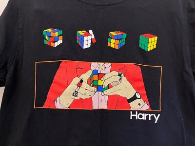 Harry Styles 2018 Rubiks Cube Tour Uni-Sex T-Shirt Size Med One