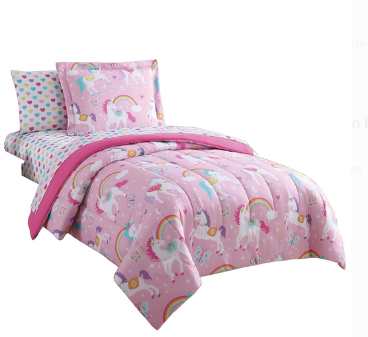 rainbow kids comforter
